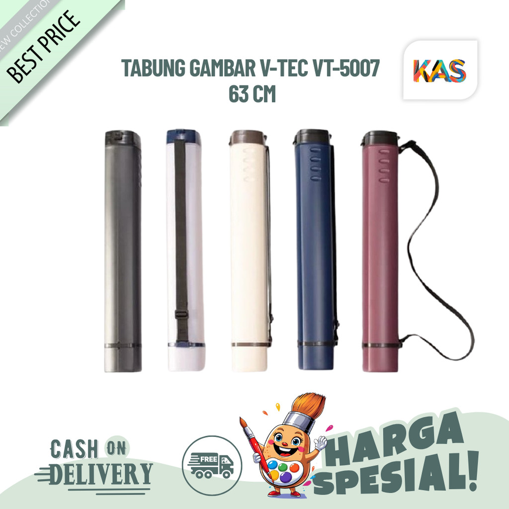 V-TEC VT-5007 63 ซม. หลอดรูปภาพ | หลอดร่าง 3 ส่วน เส้นผ่านศูนย์กลาง 8.5 ซม