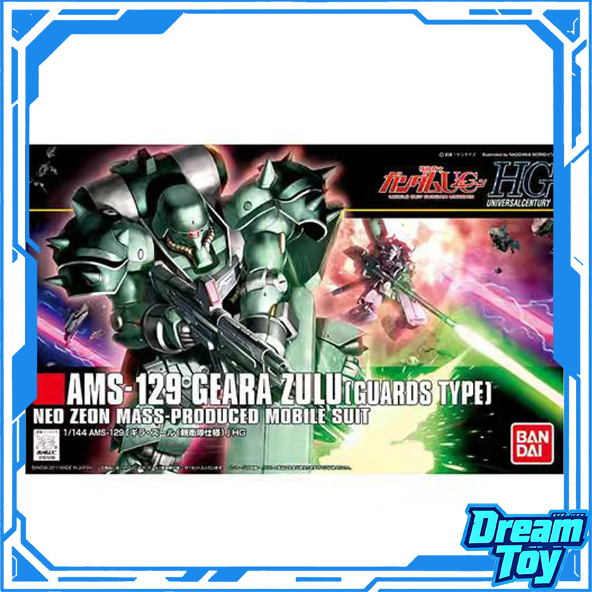 Bandai HG HGUC AMS-129 Geara Zulu (ประเภทการ์ด) – Neo Zeon Mass-Produced Mobile Suit (Gundam Unicorn