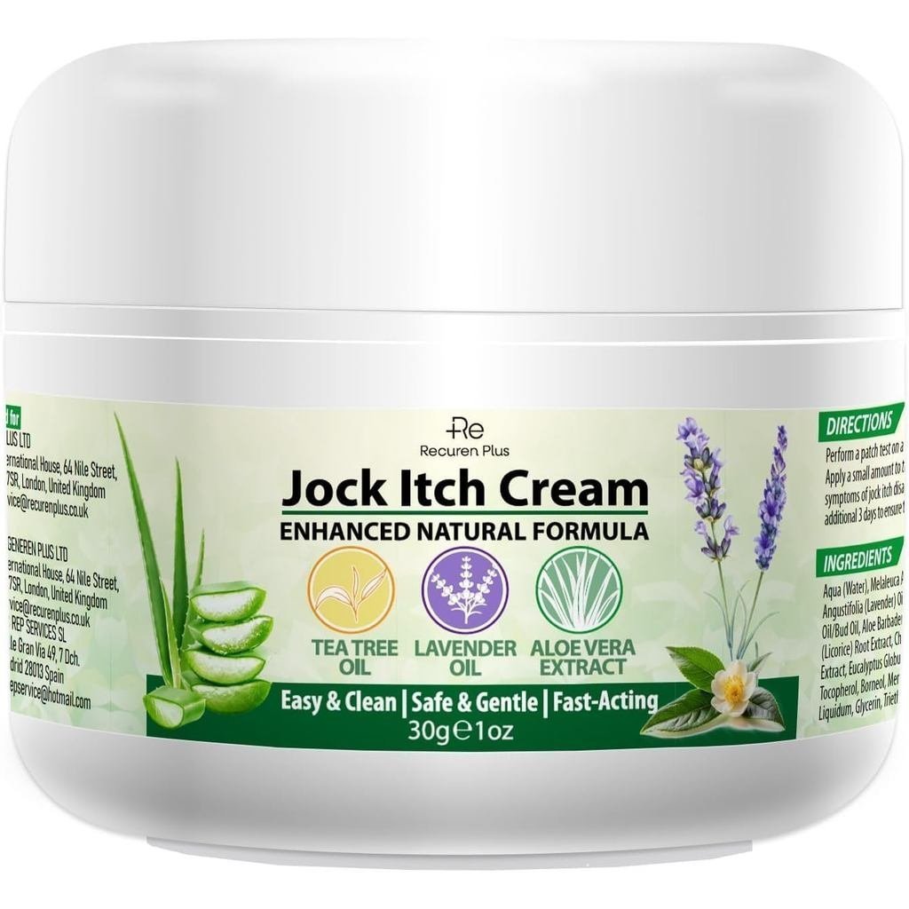 Jock Itch Cream: ครีมต้านเชื้อราจากธรรมชาติ Extra Strength Treatment สําหรับผู้ชายและ – สําหรับนักกี