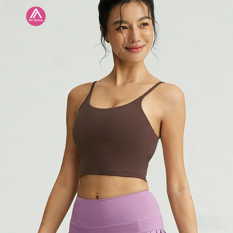 AirActive สปอร์ตบรา MotionFlow Bra มีฟองน้ำ น้ำหนักเบา ระบายอากาศ ดีไซน์เข้ารูป เหมาะสำหรับฟิตเนส วิ่ง โยคะ