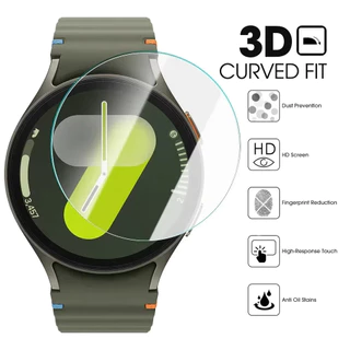 HD กระจกนิรภัยใสสําหรับ Samsung Galaxy Watch 9/8/7 6 5 4 40 มม.44 มม.ฝาครอบป้องกันหน้าจอ Anti-scratch ฟิล์มแก้ว