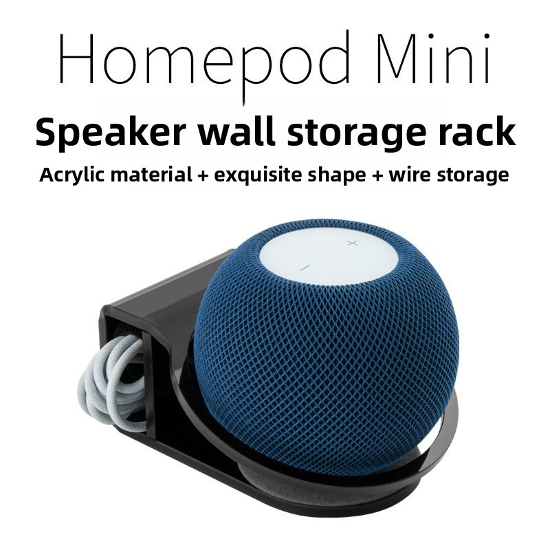 เหมาะสําหรับ HomePod Mini Wall Bracket อะคริลิค Apple smart speaker Wall storage Bracket