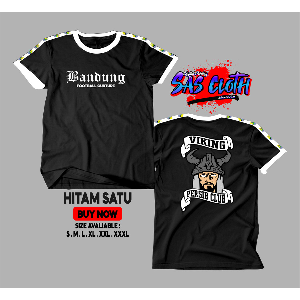 VIKING PERSIB CLUB T-SHIRTS - PERSIB BANDUNG - เสื้อยืด DISTRO - เสื้อยืด CASUAL - เสื้อยืดตัวใหม่ล่