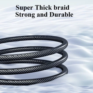 สายชาร์จ Type-C 120W ชาร์จเร็ว สายถักทนทาน พร้อมจอแสดงผลดิจิตอล รองรับหลายอุปกรณ์ ยาว 1M / 2M