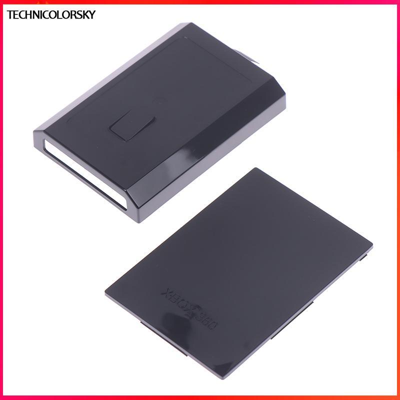 Technicolorsky สําหรับ Xbox 360 Slim ภายใน HDD ฮาร์ดดิสก์กรณี HDD สีฟ้าเคสใส TSY