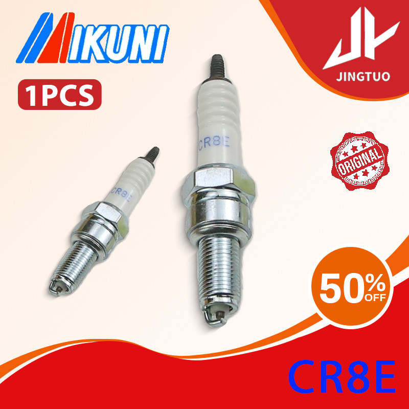 หัวเทียนรถจักรยานยนต์ CR8E สําหรับ YAMAHA รถมอเตอร์ไซด์ HJ125T-8/HS125T CR8E/CR8EB/CR8EK/CR8EVX/CR8E