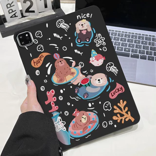 เคสแท็บแล็ต For samsung Tab A8 S8 A9 A11 S8 S9 A7 S6 S7 S9 S10 plus FE S6 Lite S11 Ultra S10 FE ซิลิโคนอ่อนนุ่ม เคส