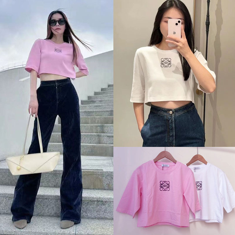 EH2C LOE* New model logo 3D printed versatile short-sleeve top T The shirt is simple, casual, and lo