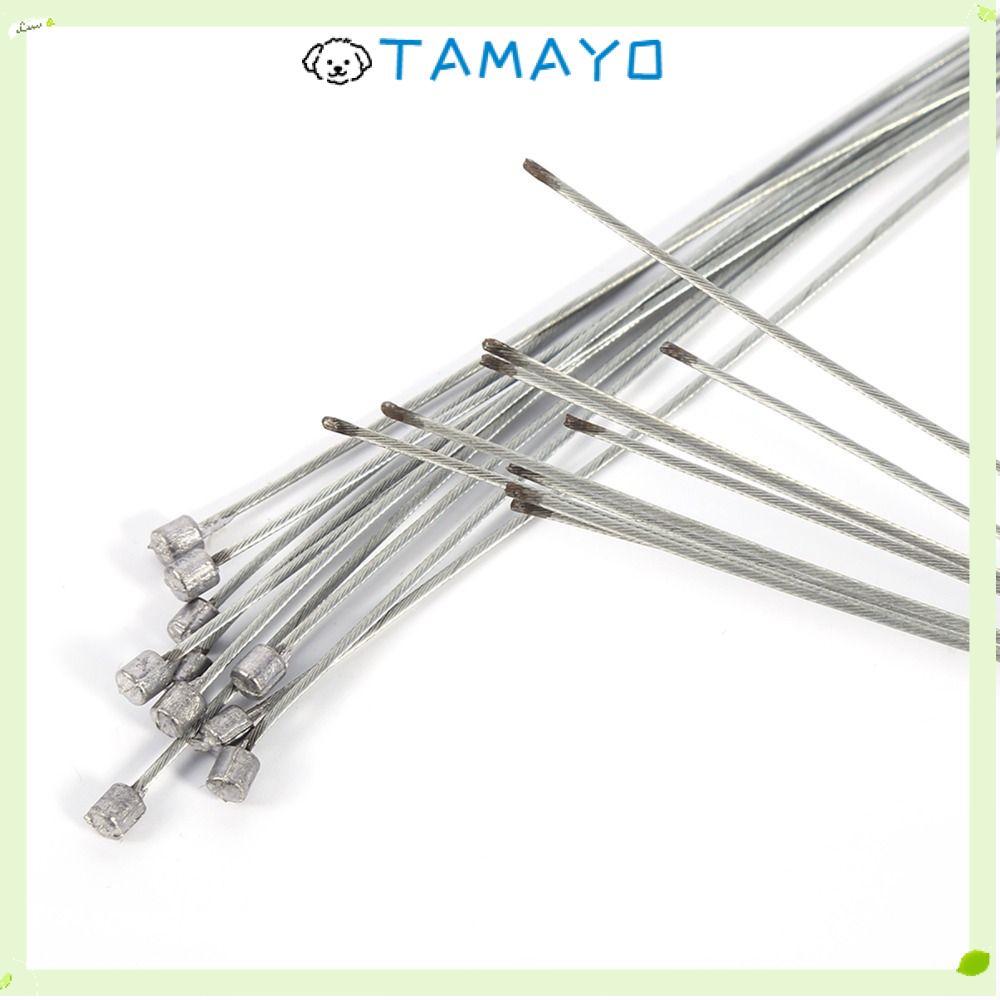 TAMAYO สายควบคุมเกียร์ 10 ชิ้น สแตนเลส สำหรับจักรยานทางเรียบ ความยาว 2 เมตร ชุดครบเซ็ต