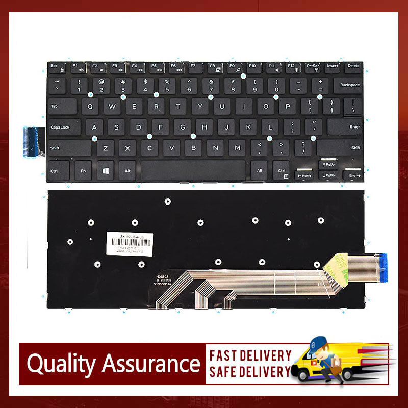 แป้นพิมพ์แล็ปท็อปใหม่สําหรับ DELL Inspiron 13-5368 14-5468 15-7560 15-7579 3480 3490 3493 5378 5568 