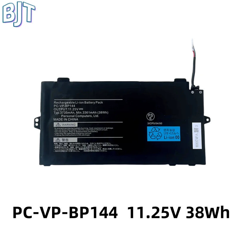 11.25V 38Wh 3735mAh 3Cell New PC-VP-BP144 3ICP5/54/90 Laptop Battery For NEC Chromebook Y3 Notebook 