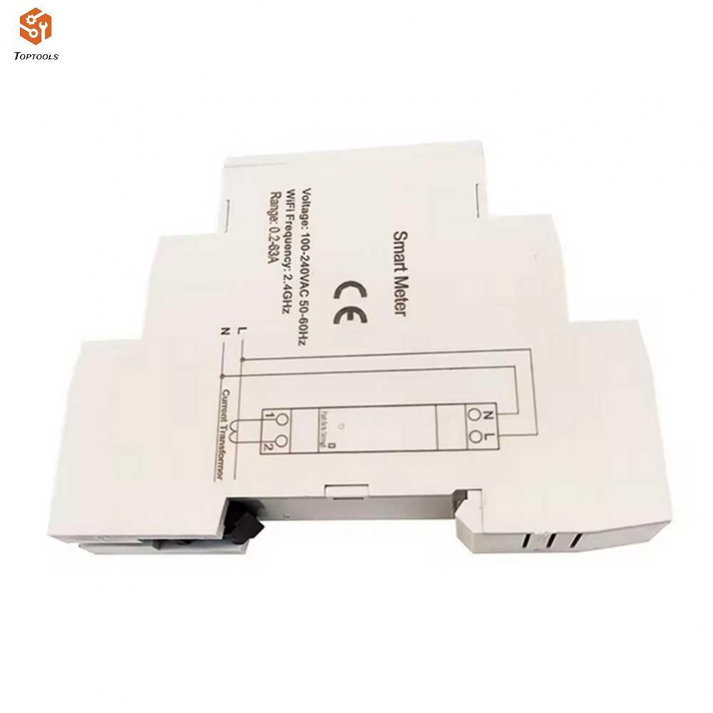 ATMS1603AZ สําหรับ ZigBee Smart Energy Meter สําหรับ TUYA 0.2-63A 110 V-240 V DIN Rail