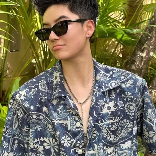 เสื้อวินเทจแขนสั้นผู้ชาย อารมณ์คิวบาทรงค์อเมริกัน ใส่สบายเหมาะกับอากาศร้อน