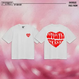 เสื้อโอเวอร์ไซส์ 7th Street ผ้า Cotton เบอร์ 20 เส้นใยcotton100% ระบายความร้อนดีมาก ผ้าหนาอยู่ทรง แพทเทิร์นสไตล์ยุค90...