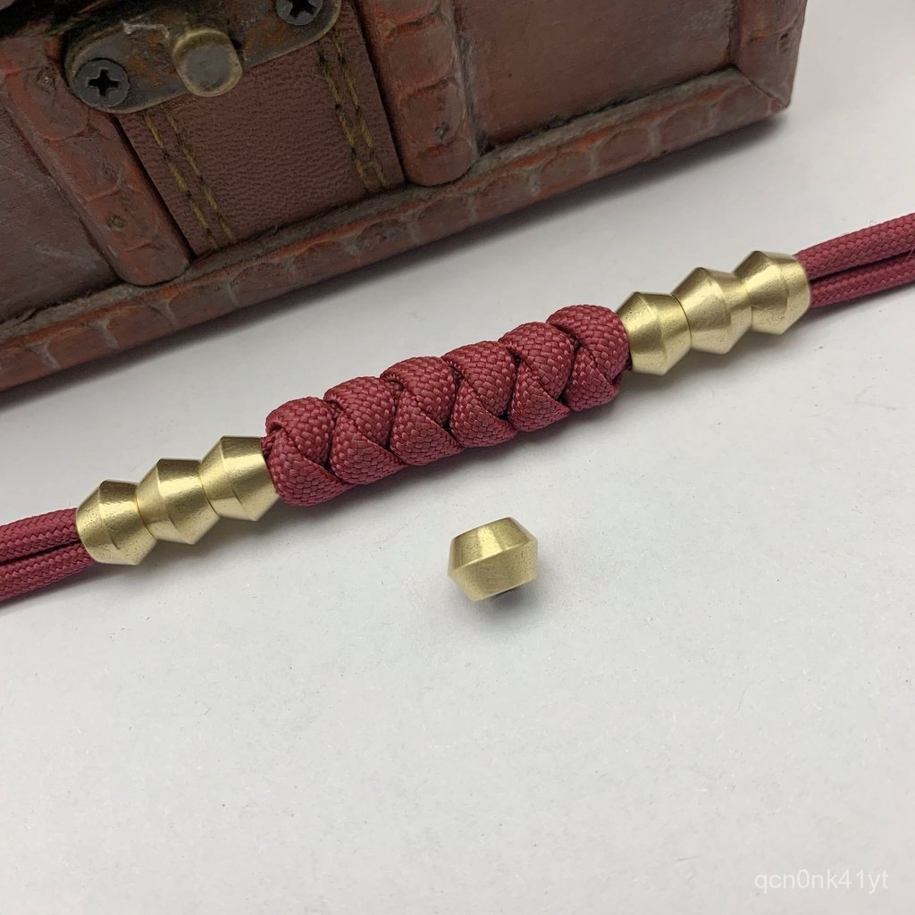 CNEDC 10PCS Brass Paracord UFO Beads DIY Handmade Beaded Jewelry Accessories Necklace Decoration Bea