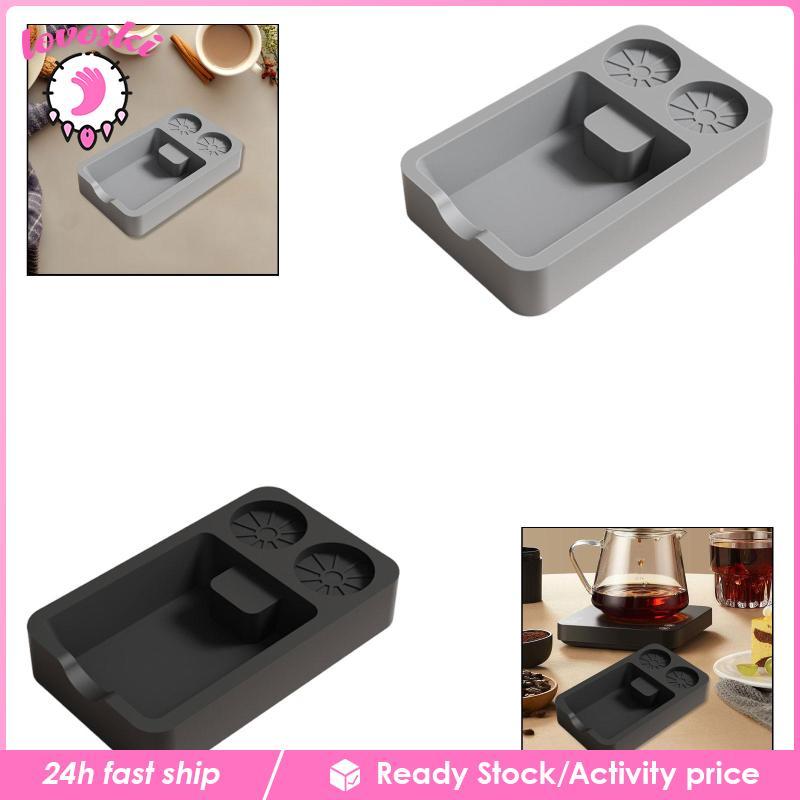 [Lovoski] Coffee Knock Box Coffee Tamper Station Baristas Utensils Espresso Accessories