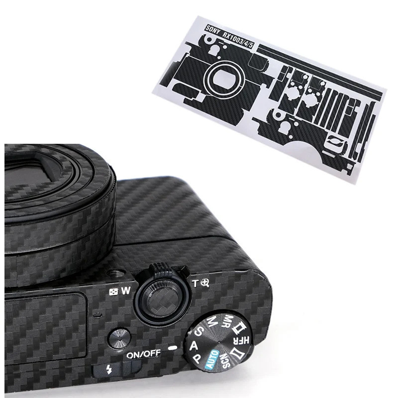 Anti-Scratch กล้องคาร์บอนไฟเบอร์ชุดฟิล์มสําหรับ Sony RX100III II M1 RX100 IV V VA M4 RX100M3 RX100M5