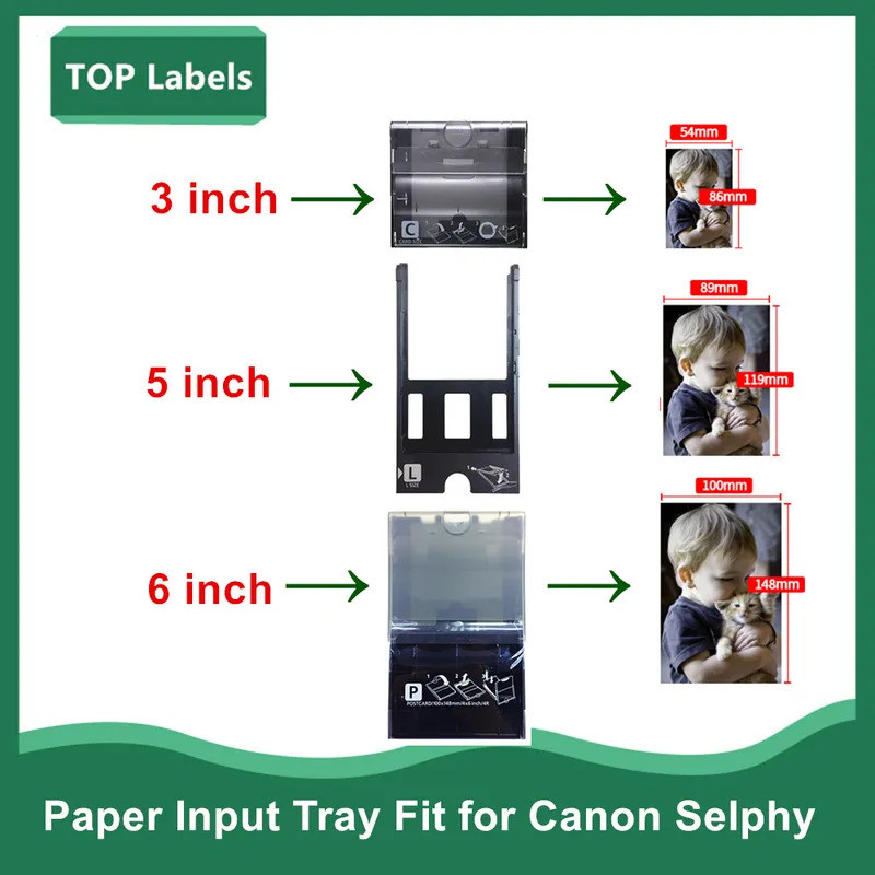 3 นิ้วกระดาษ C ถาดสําหรับ Canon การ์ดขนาดกระดาษ Cassette PCC-CP400 สําหรับ Canon Selphy CP1300 CP120