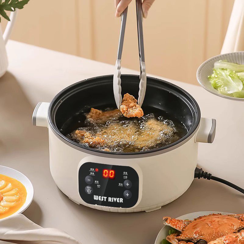 Auto Electric Korean BBQ Pan Non-Stick Smokeless Multi Grill Cooker Home Hot Pot