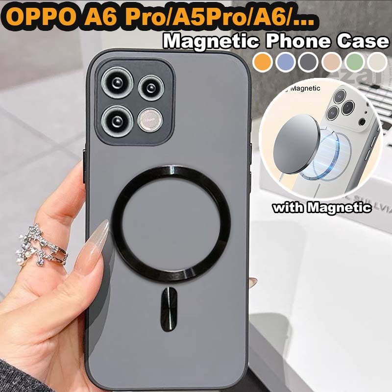 ไร้สายชาร์จแม่เหล็กกรณี เคสOPPO A6C A6 Pro A6Pro OPPOA6Pro A5 Pro A6X A6T A6 A6T Pro A6S A5X A5 A5i 