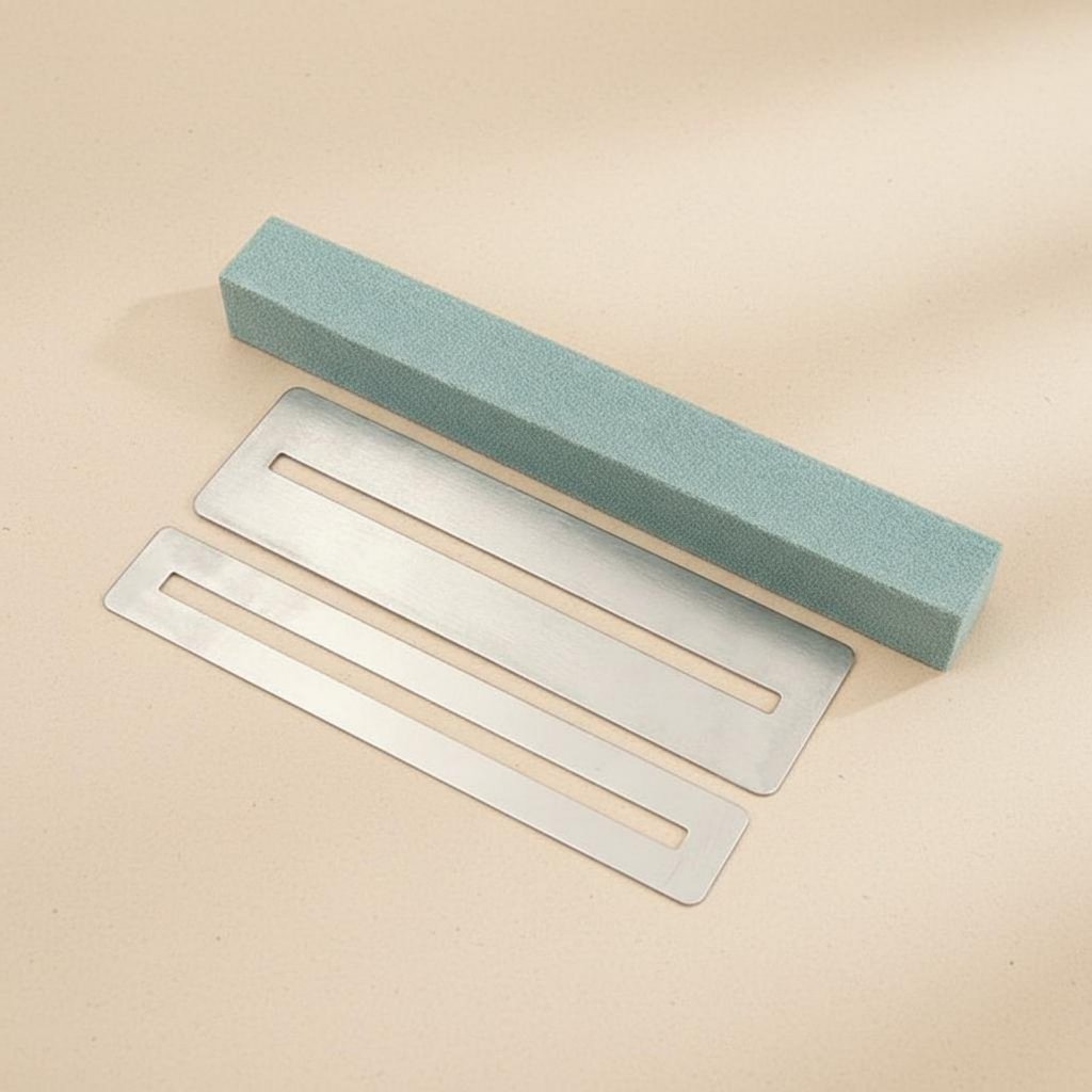 2 ชิ้นReusable FretขัดGuardสแตนเลสยาวนานFretboard GUARDสนิมสําหรับLutiers,กีตาร์