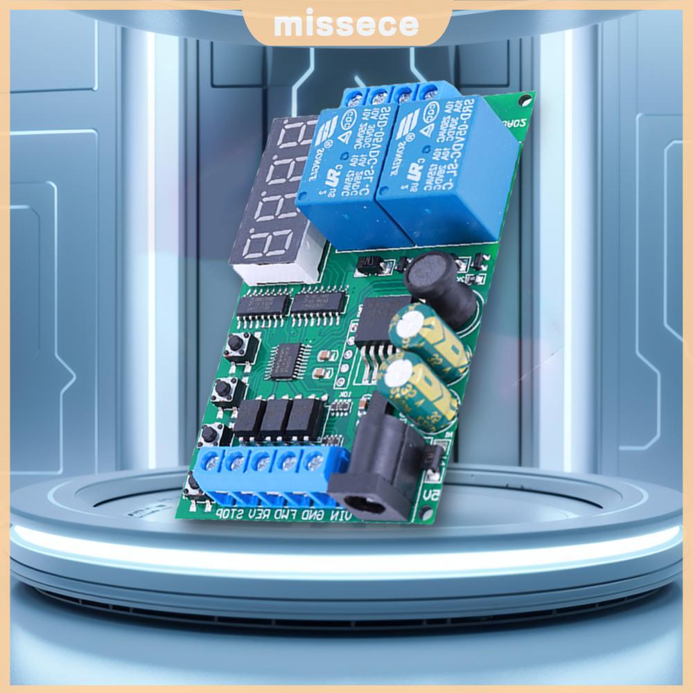 DC 5-24V AC DC มอเตอร์ Reversible Controller Driver Board มัลติฟังก์ชั่น 0.1s-9999min ปรับสวิทช์ควบค