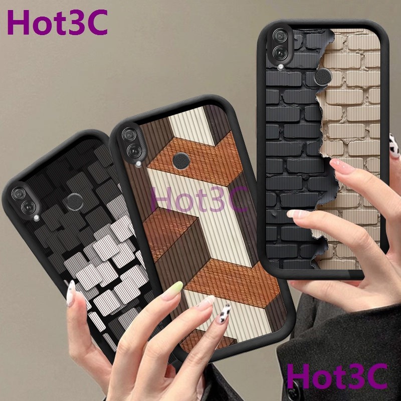 เคส For Huawei Y9 2019 เลนส์ป้องกัน tpu แฟชั่น DL เคสโทรศัพท์แบบนุ่ม PJCP