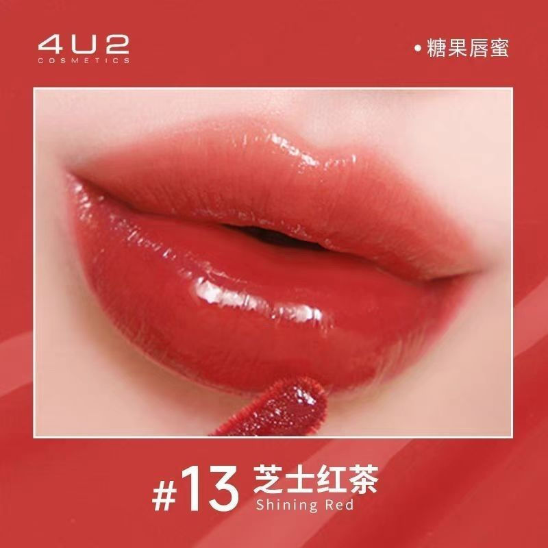 TB Spot Goods#Thailand4u2Lip gloss is niche ins Mirror-finish lipstick, imported, moisturizing, long