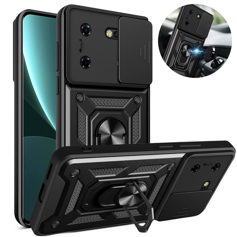 CASE TECNO POVA 7 4G 5G / POVA 7 PRO 5G / POVA 7 ULTRA 5G IRING CASE MILITARY SLIDE CAMERA CASE
