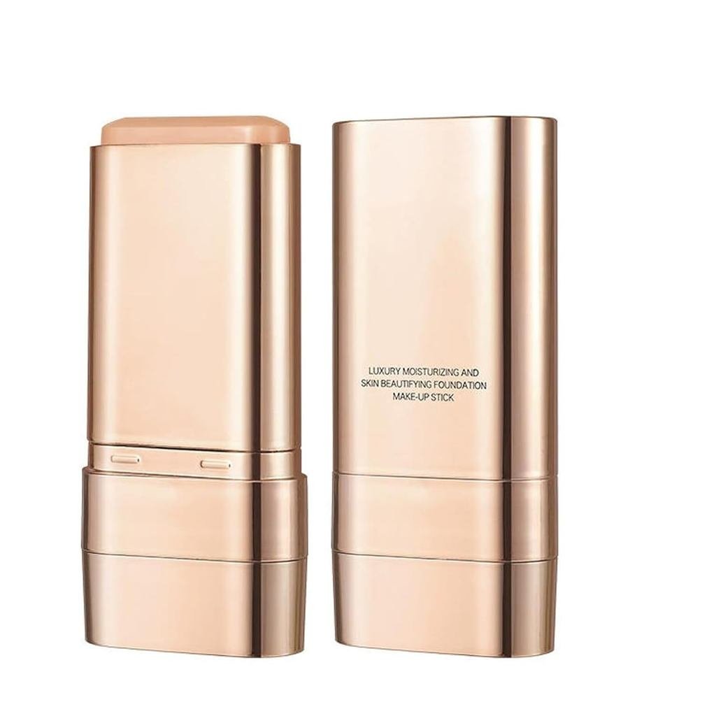 Luminous Dual-Ended คอนซีลเลอร์ Foundation Stick,Foundation Stick เกาหลี 3 in 1,พร้อมแปรงสําหรับแต่ง
