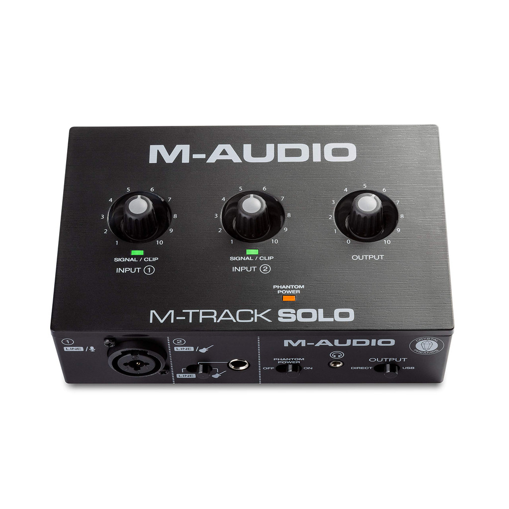 M-AUDIO M-Track Duo HD ออดิโออินเตอร์เฟส รองรับ USB-C 24bit・192kHz 2อิน2เอาท์ (XLR/TRS) รองรับการบัน