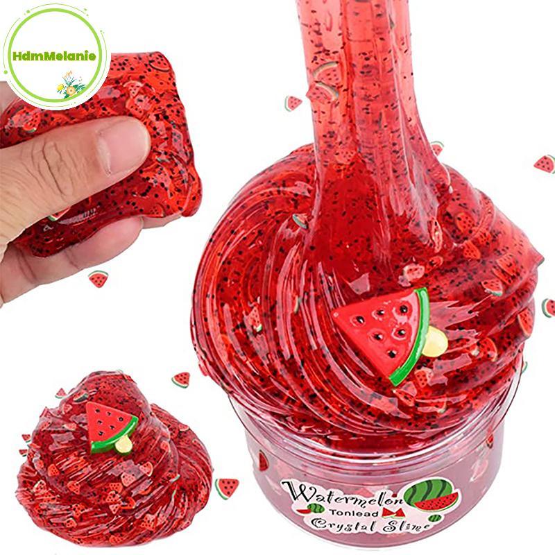 HDMM 70ML Slime สําหรับเด็กคริสตัลหอม Fluffy ยืด Soft Putty ความเครียดบรรเทาของเล่นปลอม Candy ของขวัญวันเกิด Party Favors TH