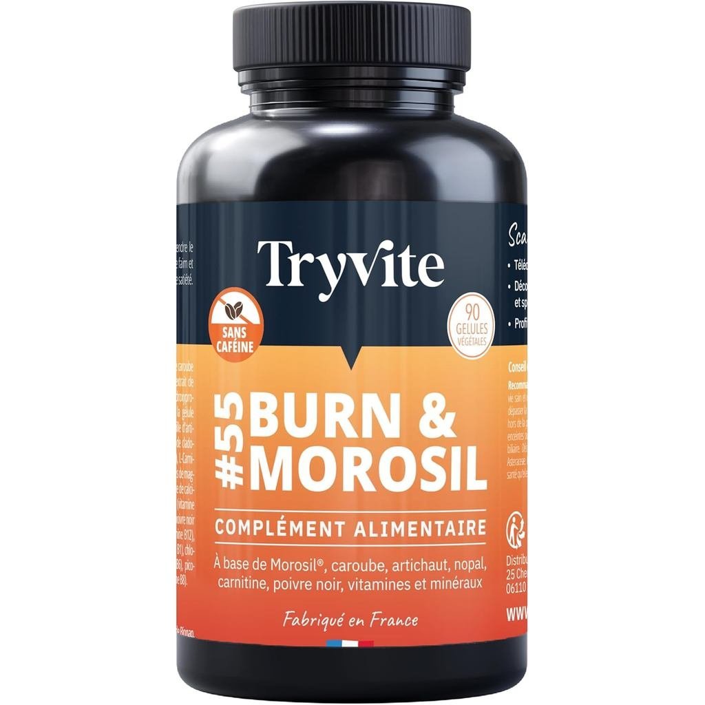 TRYVITE เบิร์นแอนด์โมโรซิล | Active ming Formula Satiety & Silhouette | โมโรซิล คาร์บ อาติโช๊ค โนปาล