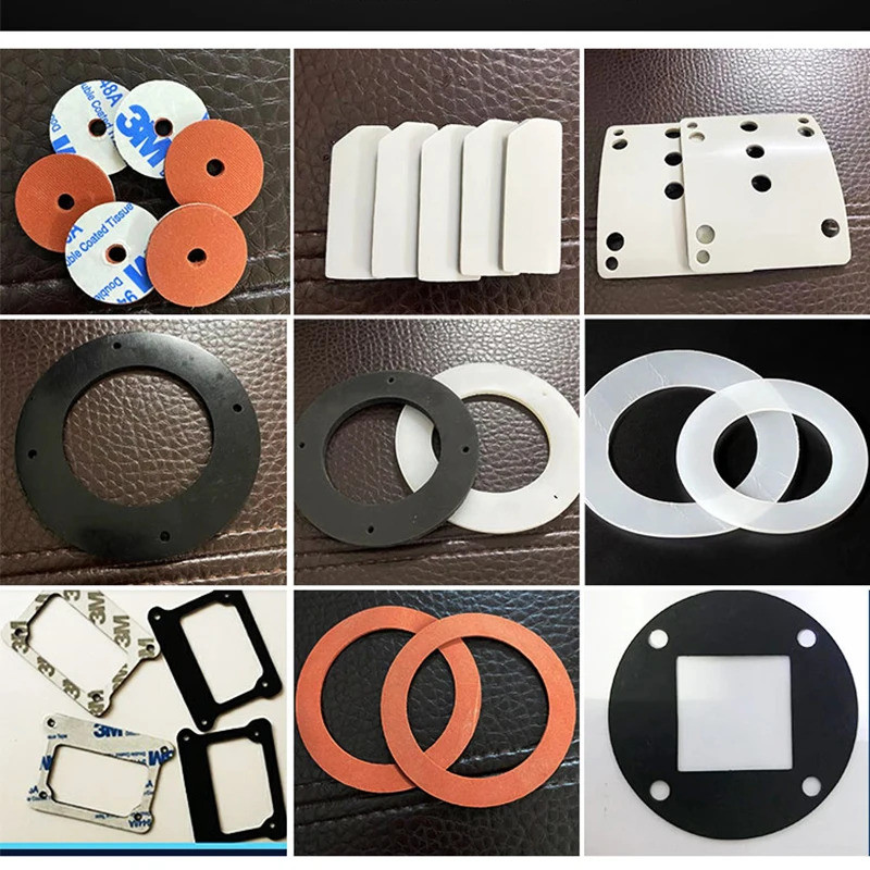 Silicone/NBR/EPDM/Processing Customized Laser Cutting Waterproof Gasket Special-shaped Gasket Back A