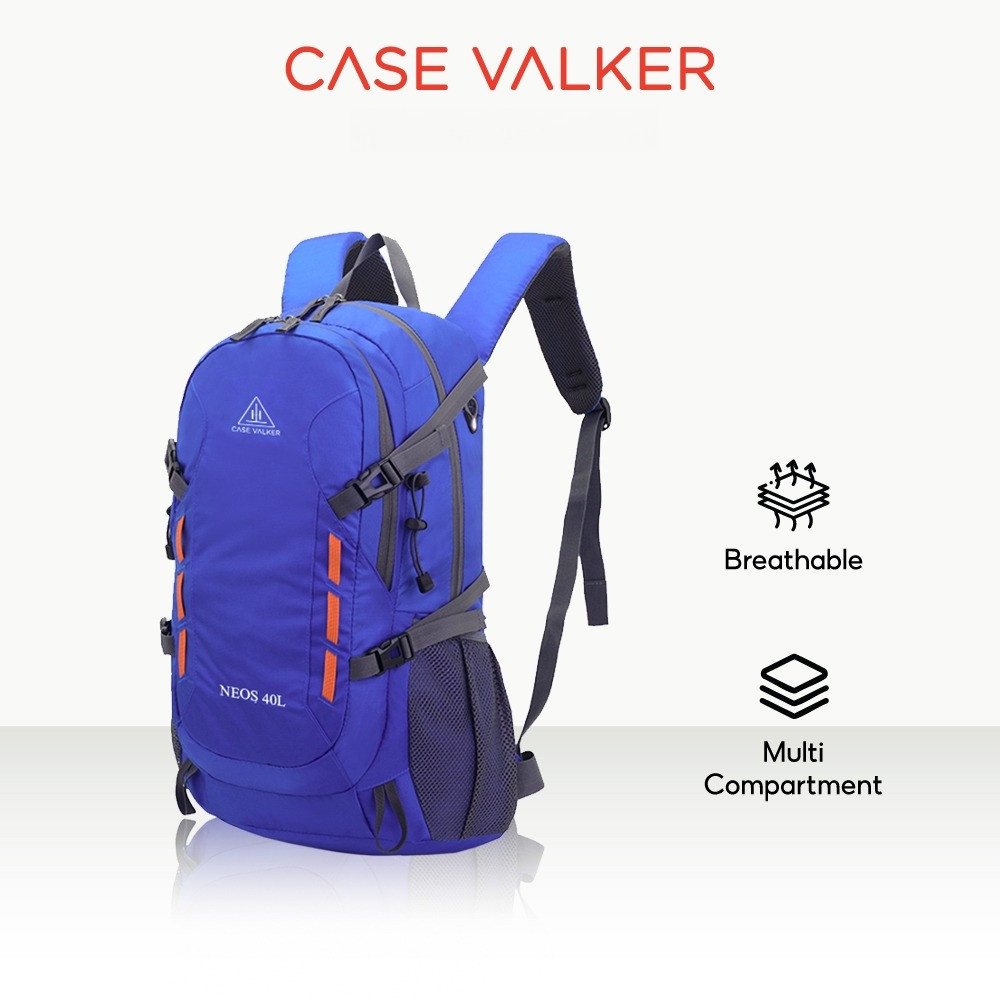 Case Valker 40L NEOS Outdoor Nylon Backpack Hiking Bag Stok Sedia Ada
