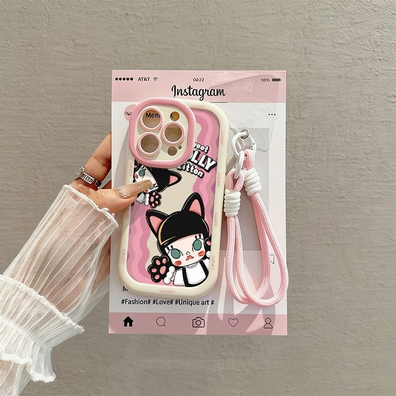 เคส+สร้อยข้อมือ VIVO Y100 Y19S Y28 Y36 Y27 Y27S Y33S Y33T Y17S Y17 Y15 Y12 Y19 Y16 Y15S Y03 Y03T Y01