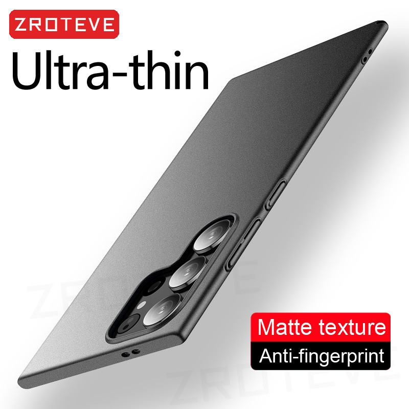 SAMSUNG S24 UltraกรณีZroteve Slim Matte Hard PCสําหรับSamsung Galaxy S26 Plus S25 Edge S24 FE S24 + S25 + S26 + เคสโทรศัพท์