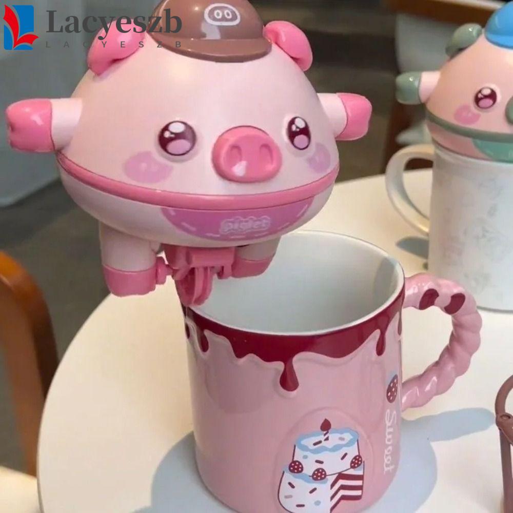 LACYESZB Tumbler Balance Pig, เกมสมอง Tightrope Walking Unicycle Electric Toy, Hang Out Piglet ใหม่ล