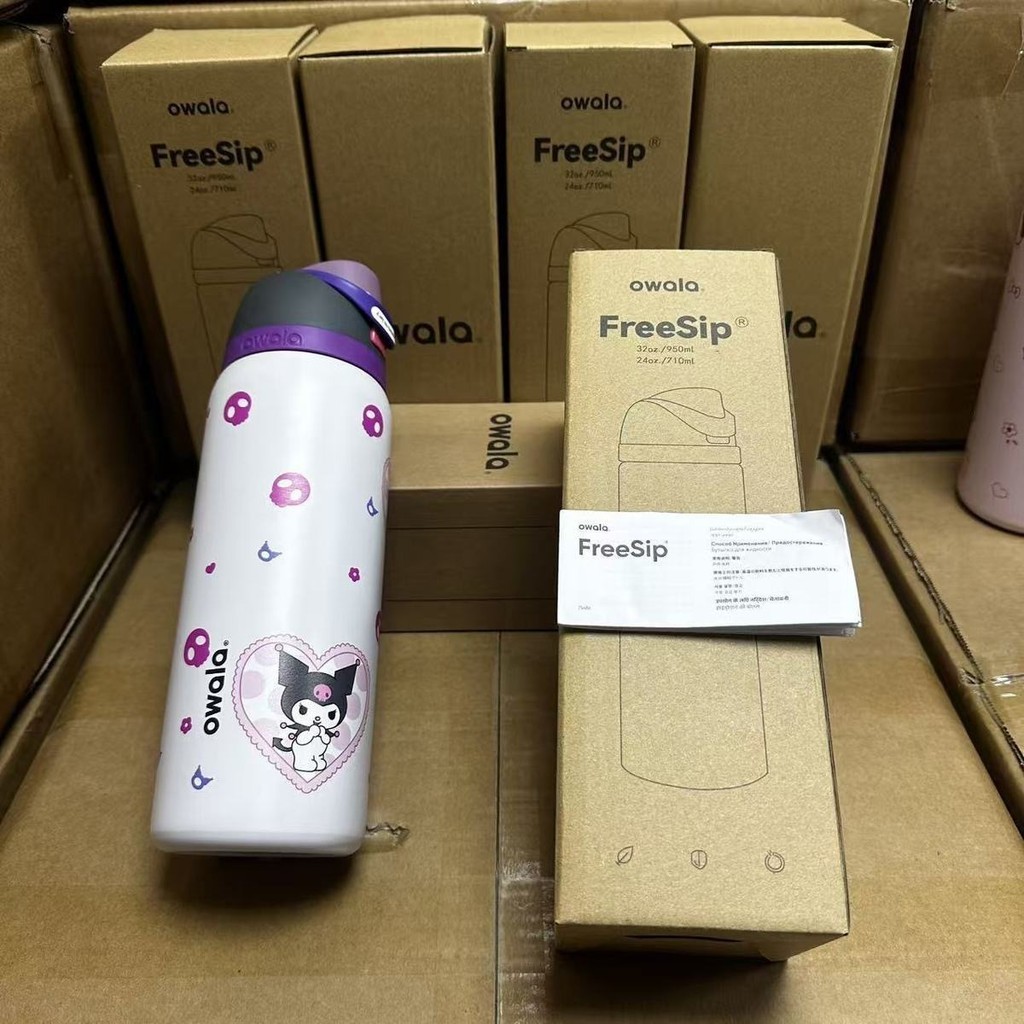 [soopy Bounce Cup] owala แฟชั่นขวดกีฬา 24oz แบบพกพาขนาดใหญ่-ความจุผลไม้ถ้วย 304 สแตนเลสกระติกน้ําร้อนถ้วย 12 ชั่วโมงเย็นน้ําหนักเบาฟิตเนสสไตล์ ราคา ถูกที่สุด ดีลบีเคเค แกลเลอรีภาพที่ 7