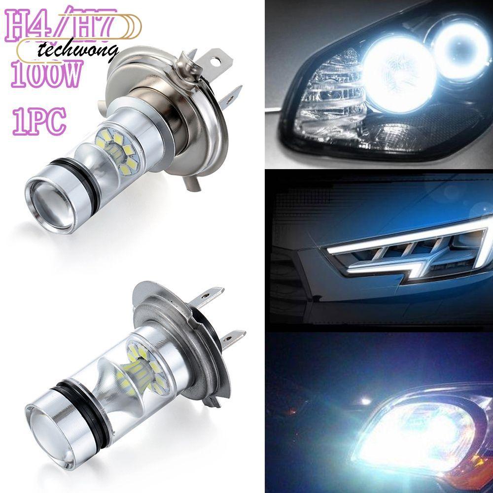 TECHWONG H4 H7 Driving Light 100W แสงสีขาว