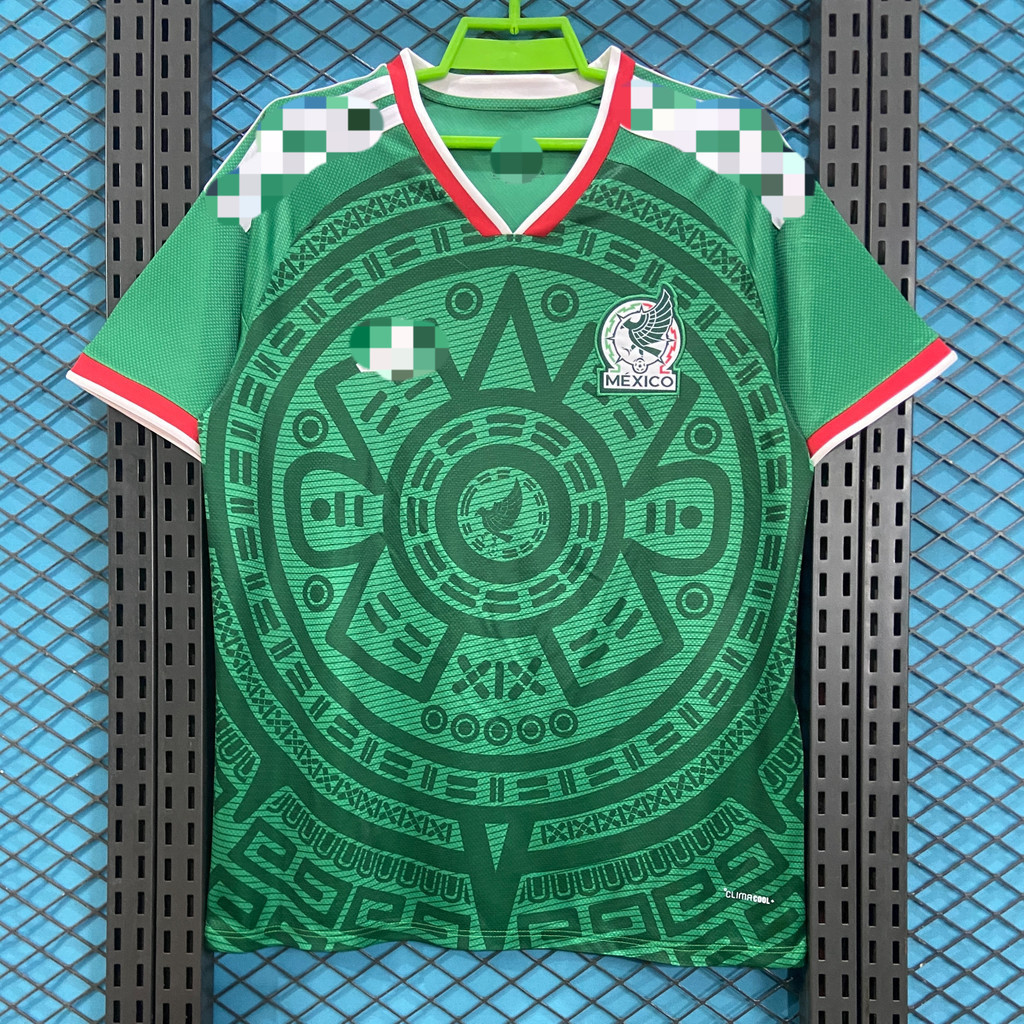 แฟนๆ 2026 Gold Cup Mexico Home Game Men & Women Football Jersey S-3XL