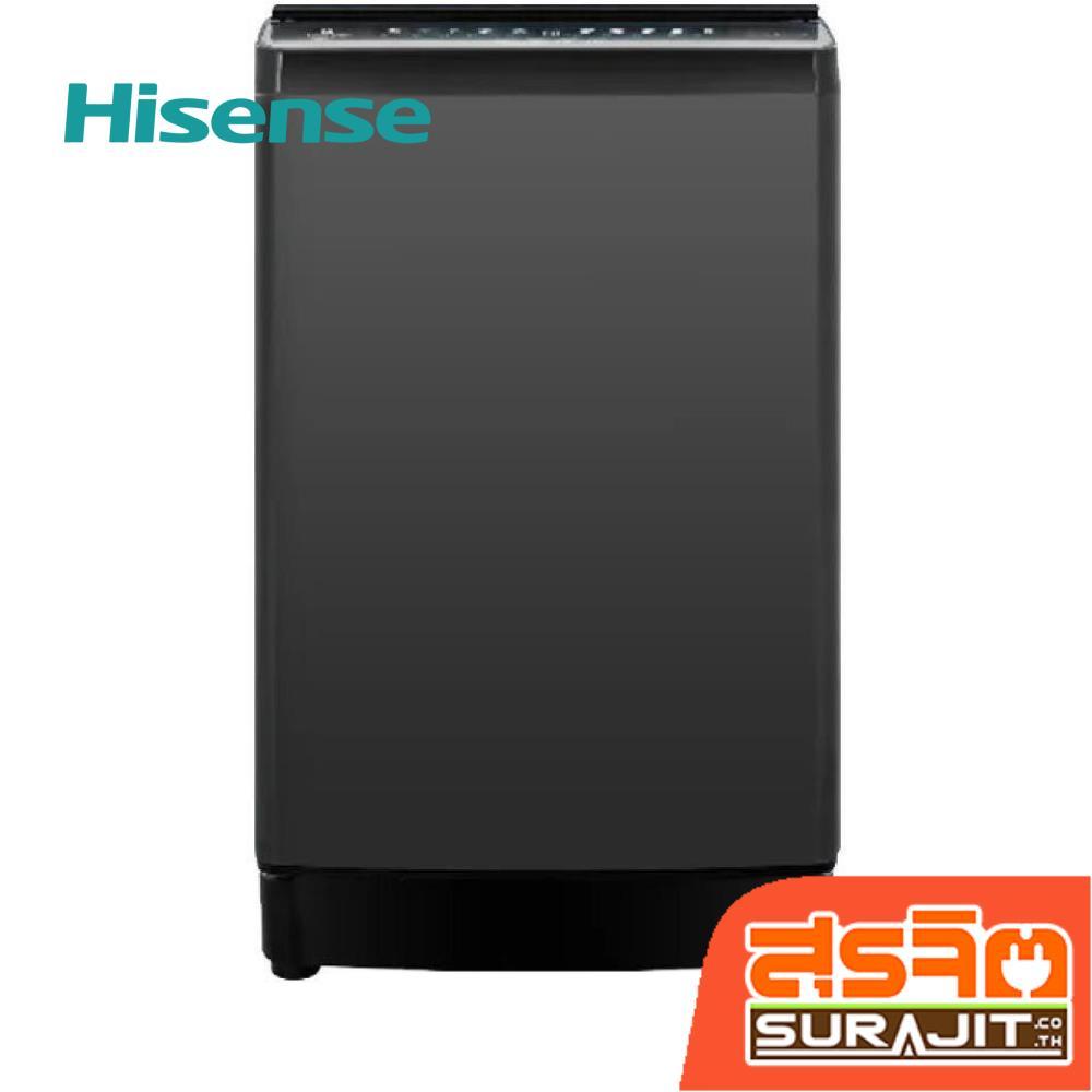 HISENSE เครื่องซักผ้าฝาบน  14 กก. สีดำ รุ่น WTJH1413UB (25223)