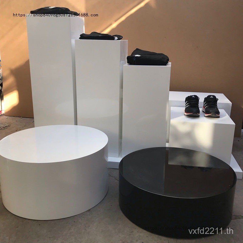 ความสูงตกแต่งแพลตฟอร์มจอแสดงผลรอบเบเกอรี่ Ground รุ่นแพลตฟอร์มรอบ Lacquer แพลตฟอร์มสตูล Fitting Man 