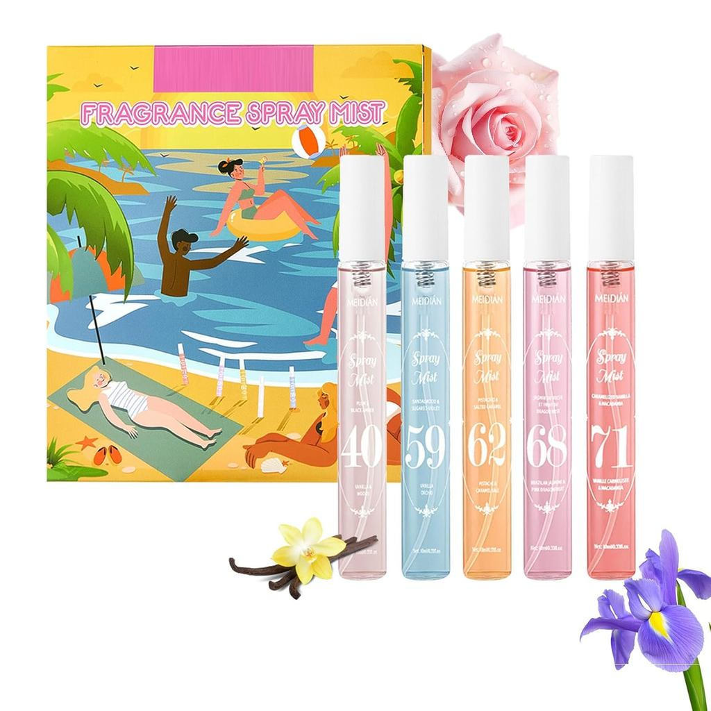 FragranceMist,Hair&BodySpraySet,Long-LastingFreshFruitySprayerforWomen,TravelSizeMiniMist FragranceG