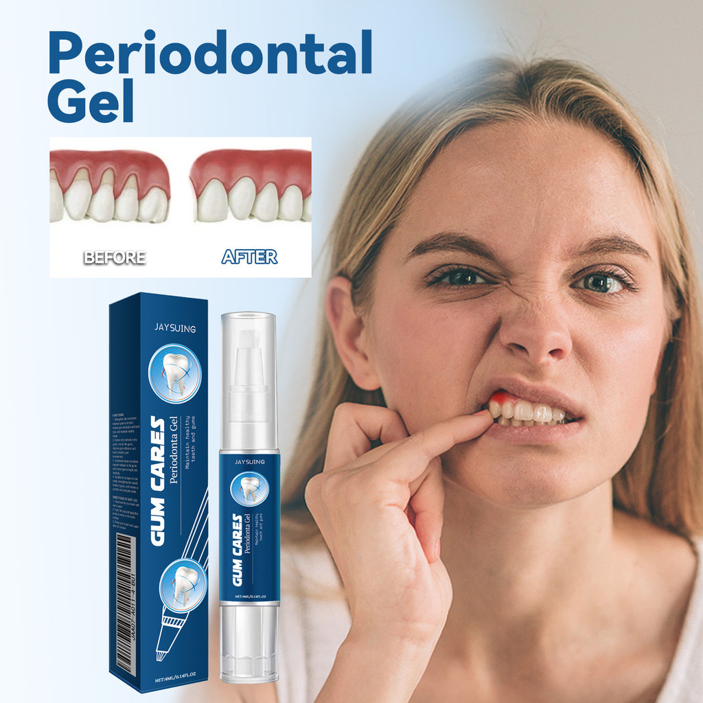 Jaysuing Gum Care Gel ทําความสะอาดล้ําลึก Tartar Tartar Gum บวม Gum Care Gum คลีนซิ่งเจล2650419