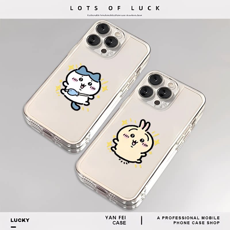 Surprised chikawa เหมาะสําหรับ iqoo13 เคสโทรศัพท์ 12 โปร่งใส neo10pro OnePlus 13t/ace5 น้อยแปด 3v Us