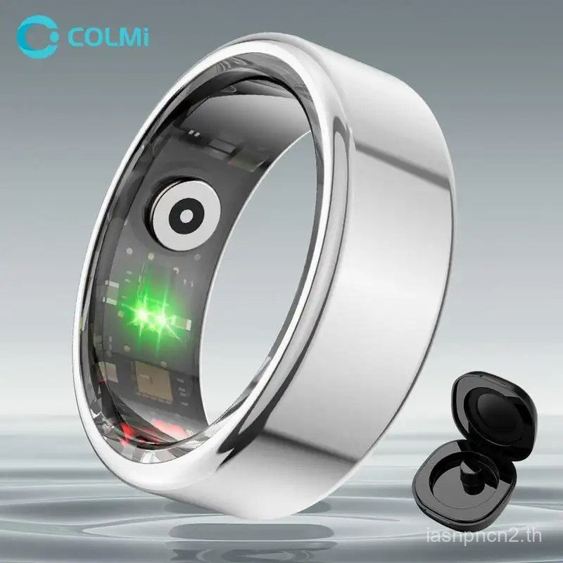 COLMI สมาร์ทแหวน R02 IP68 กันน้ําสวมใส่ฟิตเนส Trackers สําหรับผู้หญิงผู้ชายคู่ของขวัญ