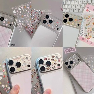 น่ารัก ทําเอง เคสโทรศัพท์ ทําเอง สติกเกอร์ตกแต่งสําหรับโทรศัพท์มือถือกล้องอุปกรณ์เสริมส่วนบุคคลหัตถกรรมโบว์ออกแบบกระต่ายหมี