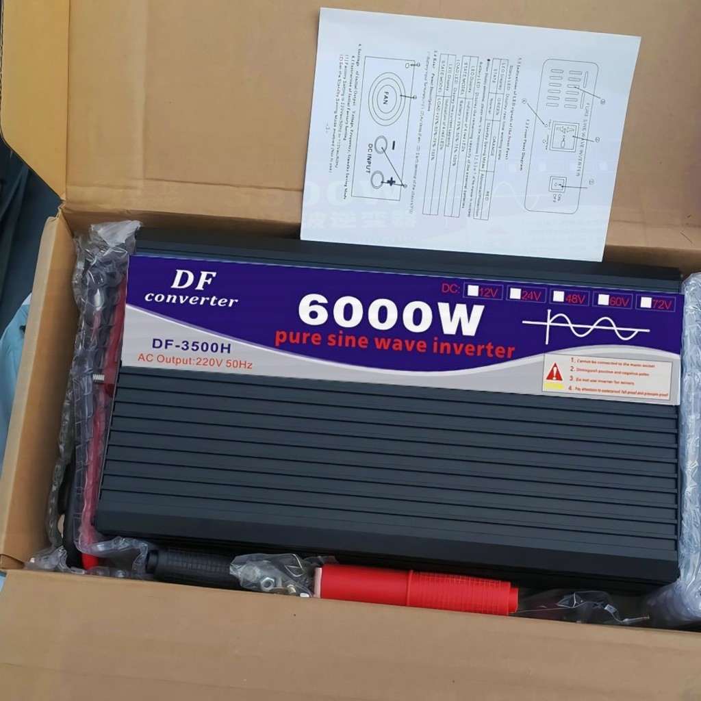 อินเวอร์เตอร์ 3500W/5000W 12-24V ปลอดไฟดับ ส่งด่วน