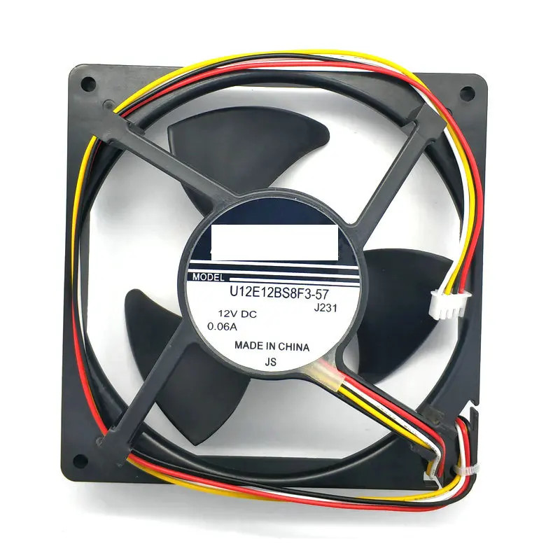พัดลมระบายความร้อนใหม่สําหรับตู้เย็น U12E12BS8F3-57 J231 DC12V 0.06A